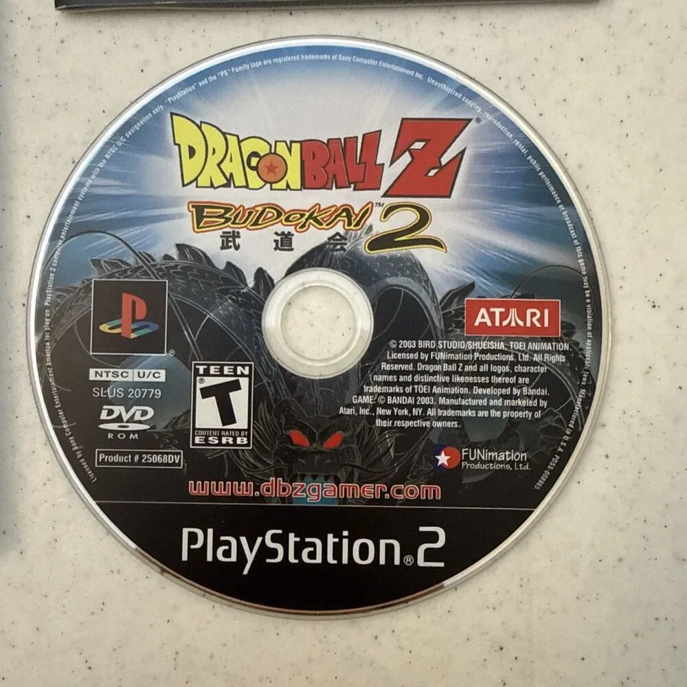 Dragonball Z Budokai 2 Sony Playstation 2 PS2 CIB Tested